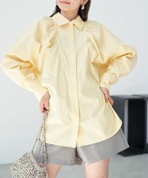 【洗える】モモンガビックシルエットシャツ