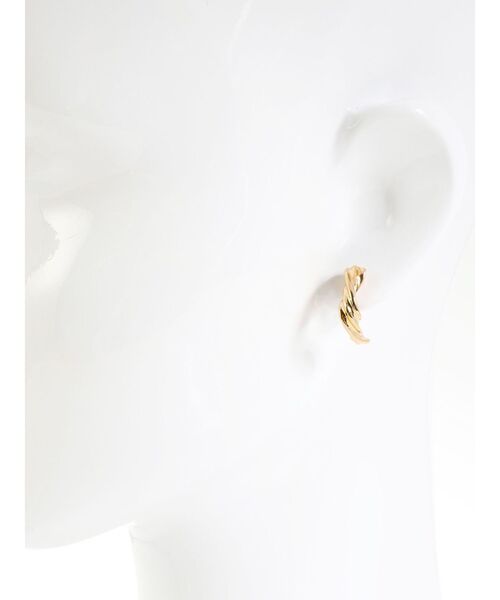 LAGUNAMOON（ラグナムーン）の「メタルトーションピアス（ピアス（両耳用）・レディース・ゴールド・FREE）」の5枚目の写真