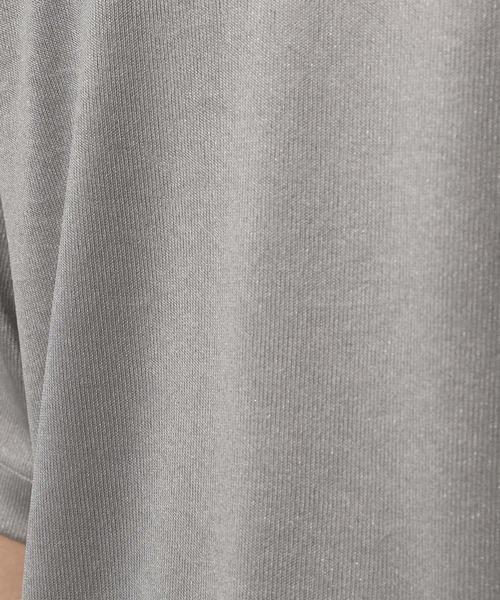 HARE（ハレ）の「ラメデザインポンチカット(HARE)（Tシャツ/カットソー・メンズ・グレー/ブラック・MEDIUM/SMALL）」の17枚目の写真