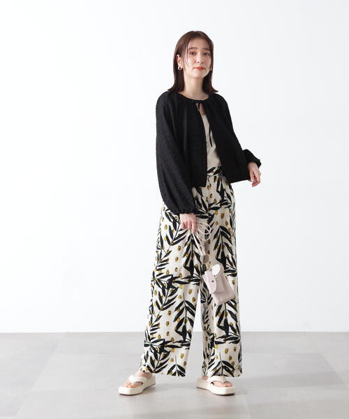 N.（N. Natural Beauty Basic）（エヌエヌナチュラルビューティーベーシック）の「◆フクレジャガード羽織ブラウス（シャツ/ブラウス・レディース・ブラック/ホワイト/ブルー・MEDIUM）」の16枚目の写真