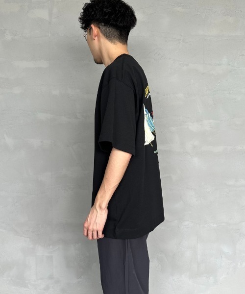 NANGA（ナンガ）の「【WEB限定】[NANGA/ナンガ] CAMPING MANNERS PEG&ROPE エコハイブリットプリントTシャツ（Tシャツ/カットソー・レディース・ブラック/ホワイト/キャメル・S/M/L/XL）」の8枚目の写真