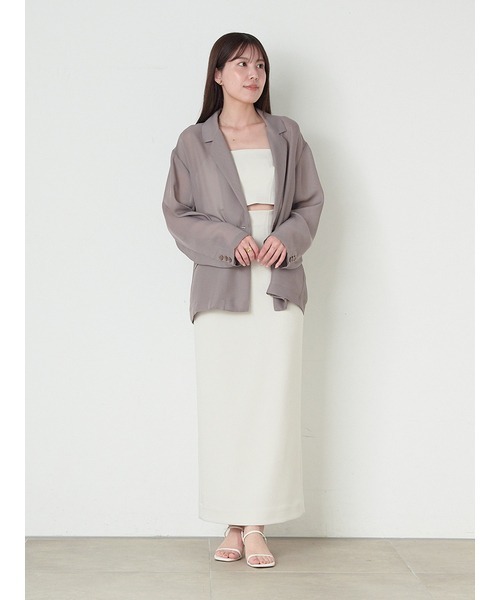 SNIDEL（スナイデル）の「シアージャケット（テーラードジャケット