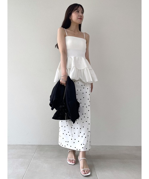 SNIDEL（スナイデル）の「シアージャケット（テーラードジャケット・レディース・ブラック/ピンク/ベージュ/モカ・0/1）」の7枚目の写真