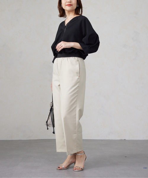 Chez toi（シェトワ）の「リネンタッチスキッパーブラウス（シャツ/ブラウス・レディース・ベージュ/ブラック/オリーブ/オフホワイト・FREE）」の20枚目の写真