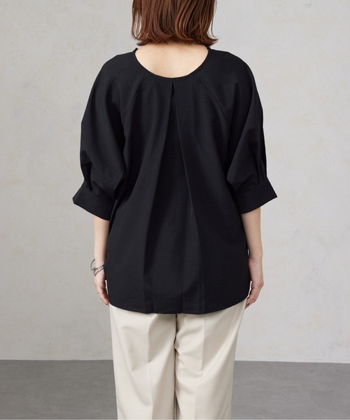 Chez toi（シェトワ）の「リネンタッチスキッパーブラウス（シャツ/ブラウス・レディース・ベージュ/ブラック/オリーブ/オフホワイト・FREE）」の22枚目の写真