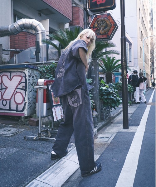 centimeter(センチメーター)の「CMT ruler washed denim shirt(シャツ/ブラウス・メンズ・ライトブルー/ブラウン/ブラック・LARGE/X-LARGE/MEDIUM)」の12枚目の写真