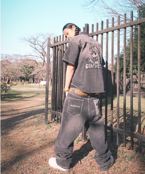 centimeter(センチメーター)の「CMT ruler washed denim shirt(シャツ/ブラウス・メンズ・ライトブルー/ブラウン/ブラック・LARGE/X-LARGE/MEDIUM)」の10枚目の写真