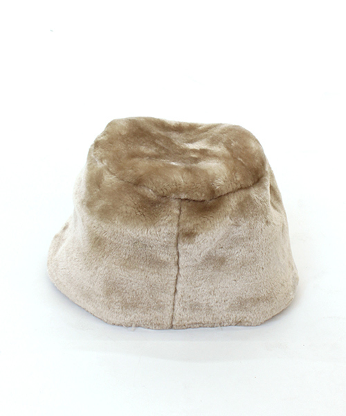 Omekashi(オメカシ)の「【Omekashi】ファーロシア帽(ニットキャップ/ビーニー・レディース・アイボリー/ブラック/モカ/ベージュ・FREE)」の8枚目の写真