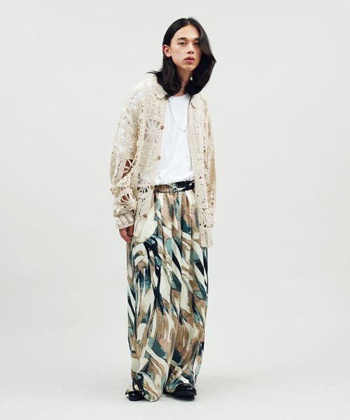 Aphlotus（アプロタス）の「クロシェ編み L/S メッシュニット