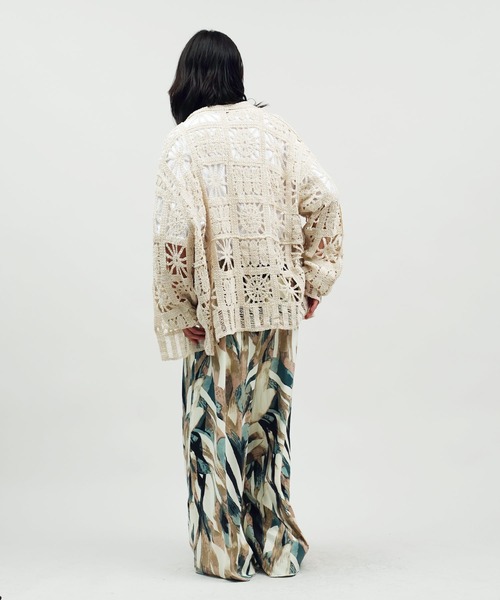 Aphlotus（アプロタス）の「クロシェ編み L/S メッシュニット