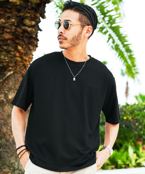 jiggys shop(ジギーズショップ)の「接触冷感 吸湿速乾 ドライポンチ プレミアム 半袖Tシャツ(Tシャツ/カットソー・メンズ・ブラック/グレー系その他/チャコールグレー/ホワイト・MEDIUM/LARGE/X-LARGE)」の3枚目の写真