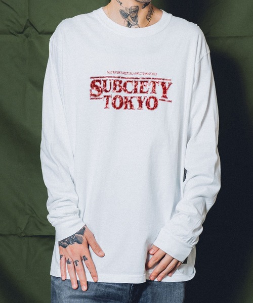 【セール】DAMEGE FLOCKY L/S（Tシャツ/カットソー）｜Subciety（サブサエティ）