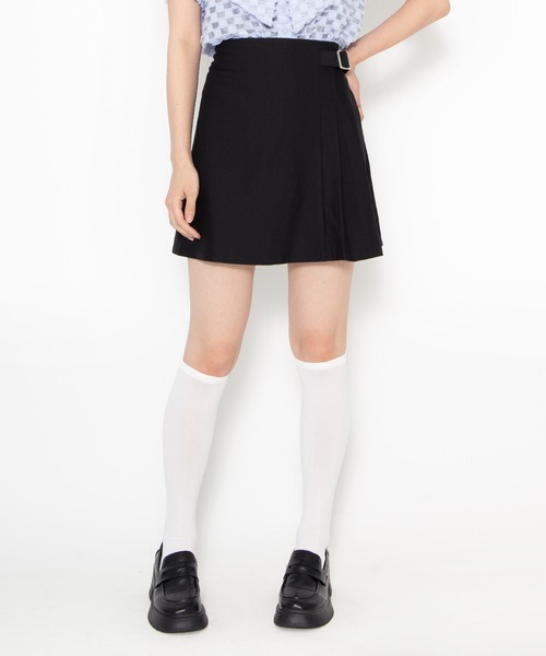 PUNYUS（プニュズ）の「サイドプリーツミニスカート（スカート・レディース・ブラック・1/2/3/4）」の22枚目の写真