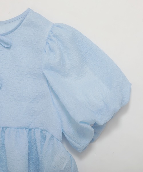 Fit more(フィットモア)の「2WAYリボンシアージャガードショートトップス(その他トップス・レディース・イエロー/ブルー/ピンク・FREE)」の18枚目の写真