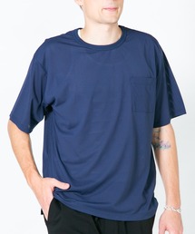 【BLUE STANDARD/ブルースタンダード】エアースルーテック ポケット付Tシャツ 全方向ストレッチ 軽量 速乾