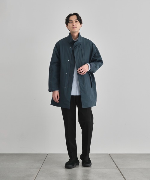ステュディオス　studious スラックス　パンツ　ネイビー Double Core ワイドテーパードパンツ（スラックス）｜STUDIOUS