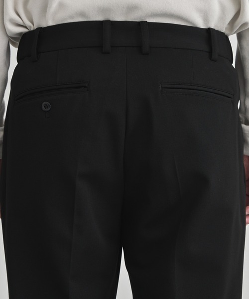 【美品】studios city ワイドスラックスパンツ テーパード セール】【STUDIOUS×CITY TOKYO】WRAPUPワイドテーパード