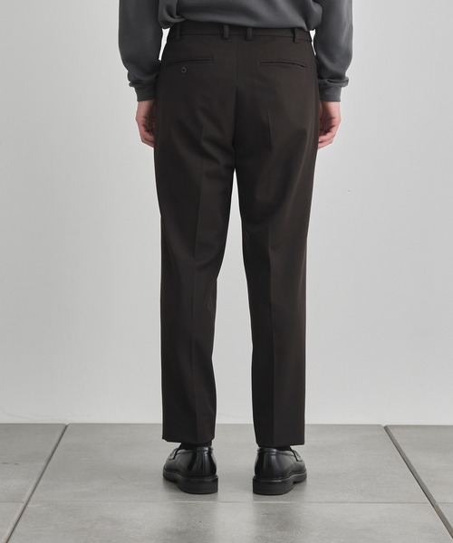 teurn studio スラックス セール】【STUDIOUS×CITY TOKYO】ライクラワイドテーパード
