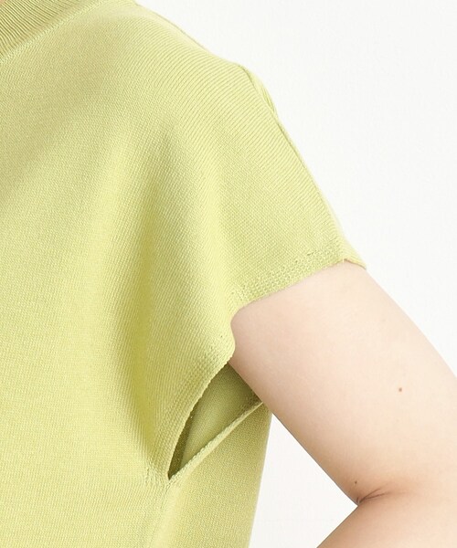 THE SHOP TK (ザ ショップ ティーケー )の「◆【UVケア/さらりと柔らかい/洗える】フレンチスリーブニットTEE(ニット/セーター・レディース・オフホワイト/ブラック/スモーキーグリーン系/ブラウン系その他・12/13)」の18枚目の写真