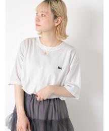 ehka sopo | シュナウザーワッペンTシャツ(Tシャツ/カットソー)