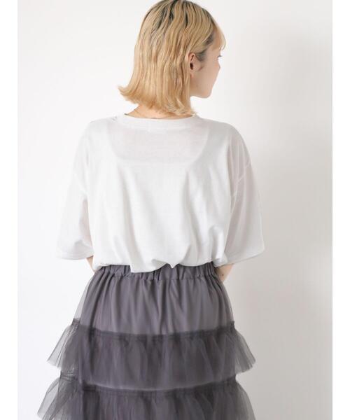 ehka sopo(エヘカソポ)の「シュナウザーワッペンTシャツ(Tシャツ/カットソー・レディース・オフホワイト/ピンク/ネイビー/グリーン・F)」の13枚目の写真