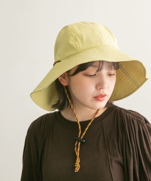 KBF（ケイビーエフ）の「コード付きワイドブリムHAT（ハット・レディース・ブラック/ベージュ系その他・ONE）」の15枚目の写真