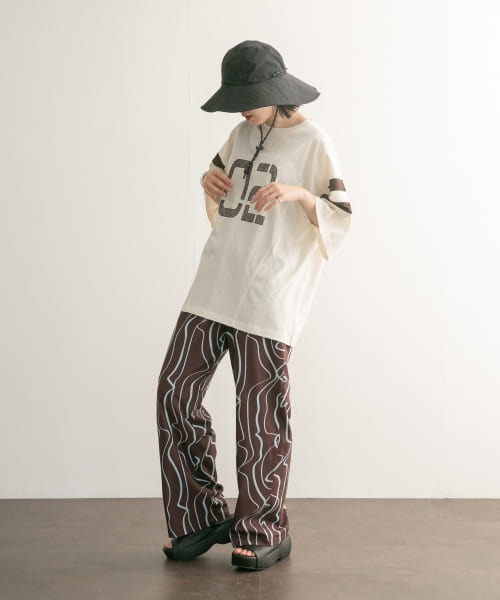 KBF（ケイビーエフ）の「コード付きワイドブリムHAT（ハット・レディース・ブラック/ベージュ系その他・ONE）」の13枚目の写真