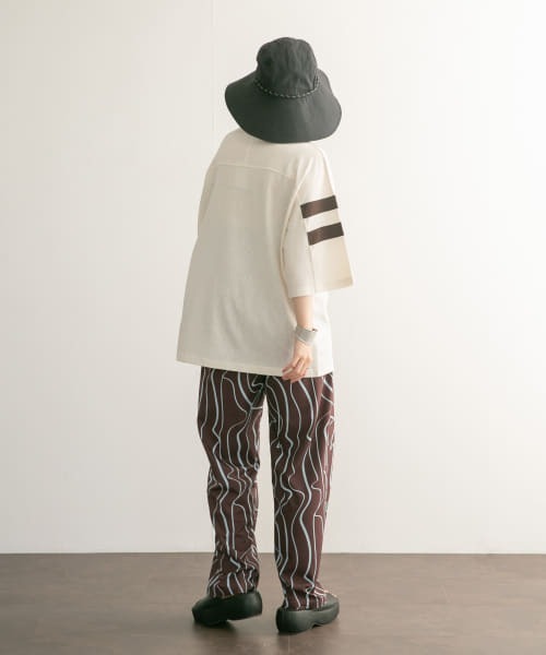 KBF（ケイビーエフ）の「コード付きワイドブリムHAT（ハット・レディース・ブラック/ベージュ系その他・ONE）」の14枚目の写真