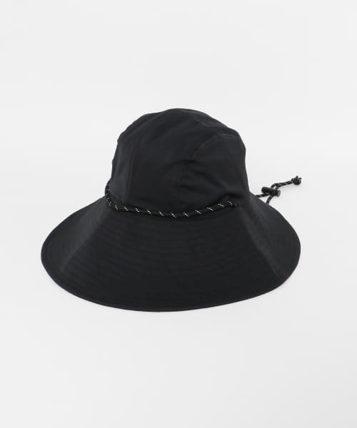 KBF（ケイビーエフ）の「コード付きワイドブリムHAT（ハット・レディース・ブラック/ベージュ系その他・ONE）」の9枚目の写真