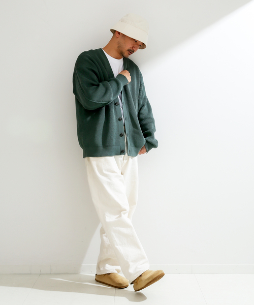 B.C STOCK（ベーセーストック）の「アゼカーディガン（カーディガン/ボレロ・メンズ・ブラウン/グリーン/イエロー・FREE）」の13枚目の写真