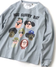 5.8oz T/CドライNICE SUNNY DAYロンTee