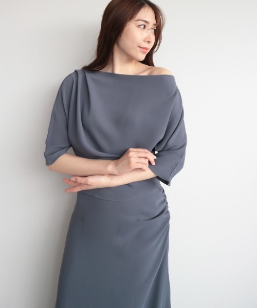 AMBIENT（アンビエント）の「ドルマンタックトップス（Tシャツ/カットソー・レディース・ミント/グレー/ブラック/ホワイト・FREE）」の16枚目の写真