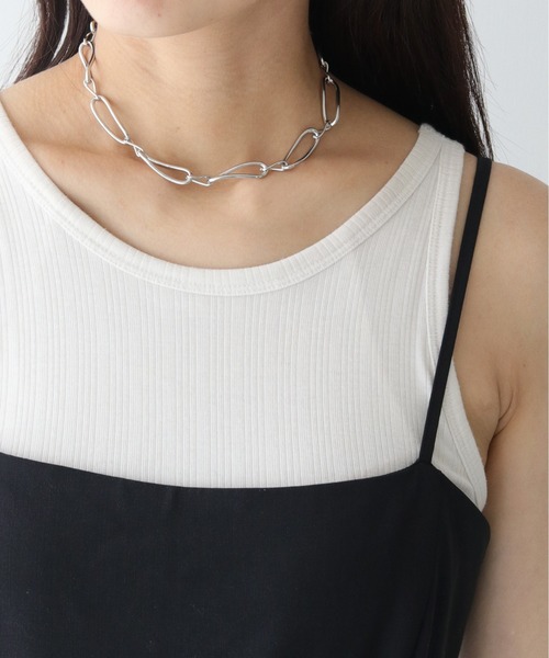 cheriella（シェリエラ）の「【cheriella】チェーンデザインネックレス（ネックレス・レディース・シルバー・FREE）」の2枚目の写真