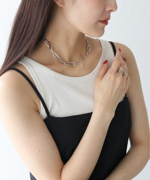 cheriella（シェリエラ）の「【cheriella】チェーンデザインネックレス（ネックレス・レディース・シルバー・FREE）」の7枚目の写真
