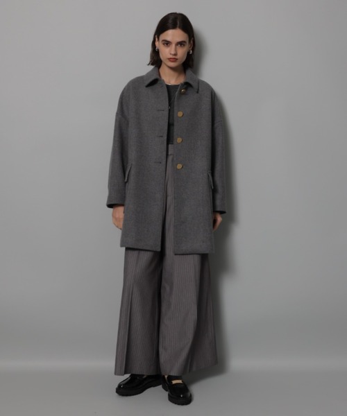 CADUNE（カデュネ）の「ステンカラーメルトンコート（ダウンジャケット