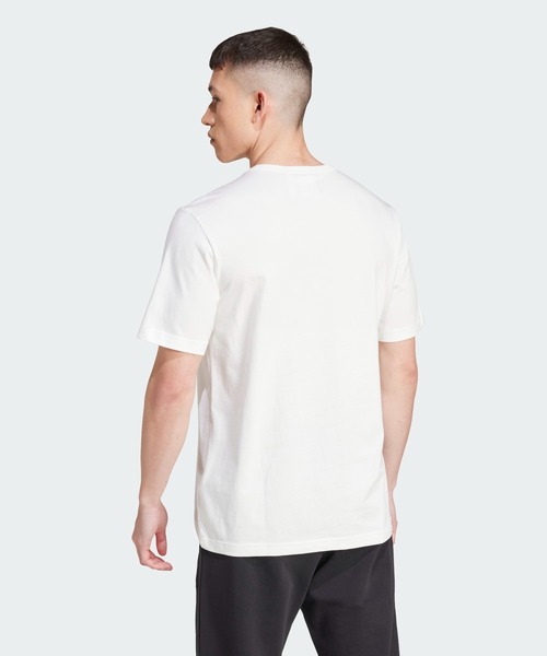 [ADIDAS] Tシャツ 半袖 デストロイド グラフィック ホワイト adidas GRAPHIC TEE ホワイト（アディダス グラフィック ティー