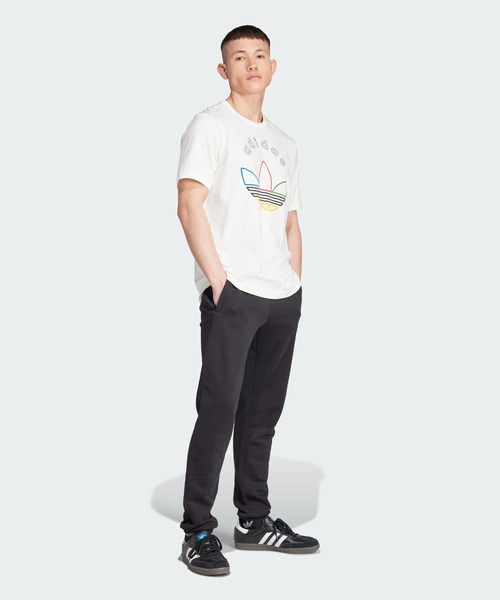 adidas（アディダス）の「グラフィック 半袖Tシャツ / アディダスオリジナルス adidas Originals（Tシャツ/カットソー・メンズ・ホワイト/ブルー・XX-LARGE/3XL/LARGE/MEDIUM/SMALL/X-LARGE/X-SMALL）」の6枚目の写真