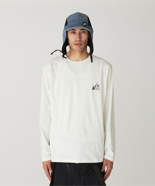 Snow Peak（スノーピーク）の「MofM Mt Tanigawa Long Sleeve T-Shirt（Tシャツ/カットソー・メンズ・オフホワイト/ブラック/ブルー系その他・L/M/S/XL）」の2枚目の写真