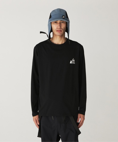 Snow Peak（スノーピーク）の「MofM Mt Tanigawa Long Sleeve T-Shirt（Tシャツ/カットソー・メンズ・オフホワイト/ブラック/ブルー系その他・L/M/S/XL）」の3枚目の写真