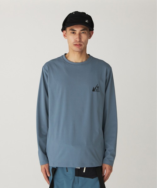 Snow Peak（スノーピーク）の「MofM Mt Tanigawa Long Sleeve T-Shirt（Tシャツ/カットソー・メンズ・オフホワイト/ブラック/ブルー系その他・L/M/S/XL）」の7枚目の写真