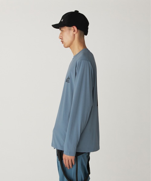 Snow Peak（スノーピーク）の「MofM Mt Tanigawa Long Sleeve T-Shirt（Tシャツ/カットソー・メンズ・オフホワイト/ブラック/ブルー系その他・L/M/S/XL）」の8枚目の写真