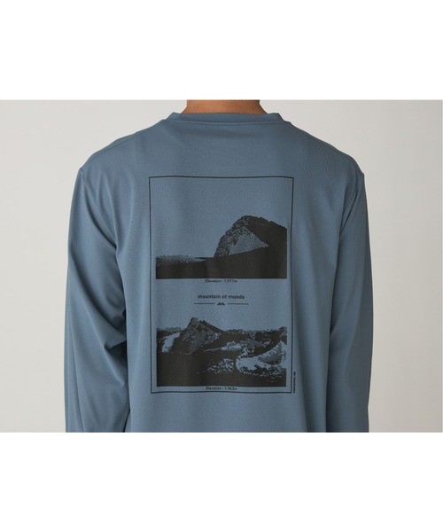 Snow Peak（スノーピーク）の「MofM Mt Tanigawa Long Sleeve T-Shirt（Tシャツ/カットソー・メンズ・オフホワイト/ブラック/ブルー系その他・L/M/S/XL）」の9枚目の写真