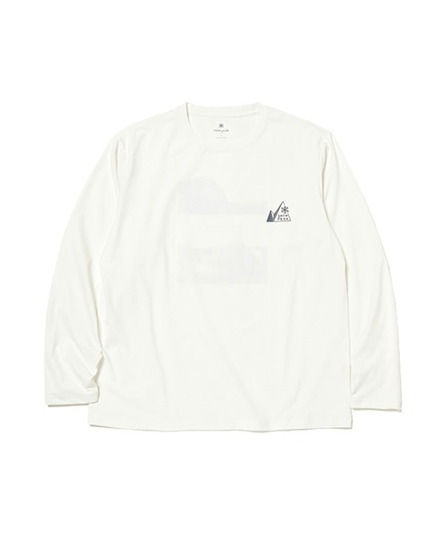 Snow Peak（スノーピーク）の「MofM Mt Tanigawa Long Sleeve T-Shirt（Tシャツ/カットソー・メンズ・オフホワイト/ブラック/ブルー系その他・L/M/S/XL）」の11枚目の写真