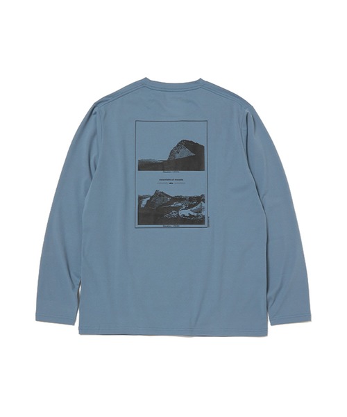 Snow Peak（スノーピーク）の「MofM Mt Tanigawa Long Sleeve T-Shirt（Tシャツ/カットソー・メンズ・オフホワイト/ブラック/ブルー系その他・L/M/S/XL）」の14枚目の写真