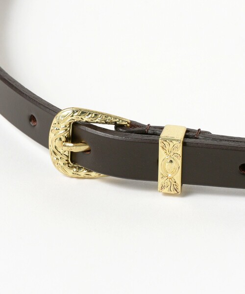 BEAMS BOY（ビームスボーイ）の「15mm 13ホール ウエスタン ベルト（ベルト・レディース・ブラック/ブラウン・ONE SIZE）」の5枚目の写真