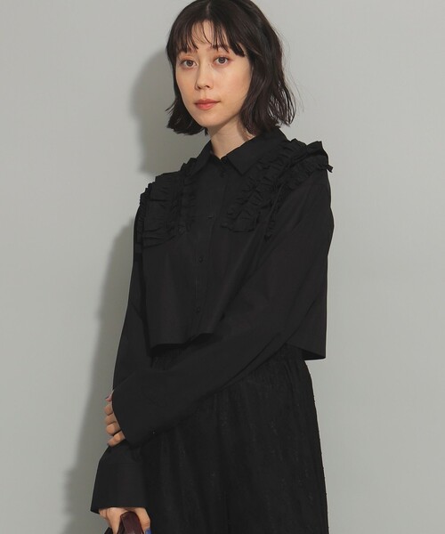 Ray Beams クロシェ フリル Tシャツ トップス Ray Beams クロシェ フリル Tシャツ トップス
