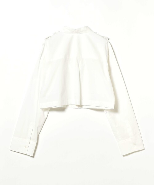 rayBEAMS レイビームス　フリルブレードクロップドシャツ Ray BEAMS（レイビームス）の「フリルブレード クロップドシャツ