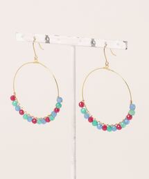 【Milimili】天然石つぶつぶピアス