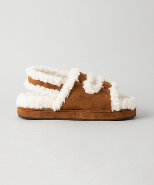 CITEN（シテン）の「＜CITEN＞ ボアサンダル（サンダル・レディース・ベージュ/ブラック・S/M/L）」の12枚目の写真