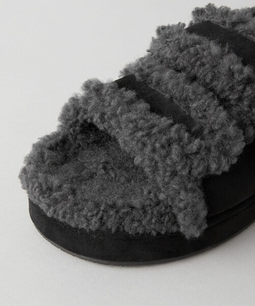 CITEN（シテン）の「＜CITEN＞ ボアサンダル（サンダル・レディース・ベージュ/ブラック・S/M/L）」の16枚目の写真